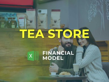 Tea Store Pro Forma Template - FREE TRIAL