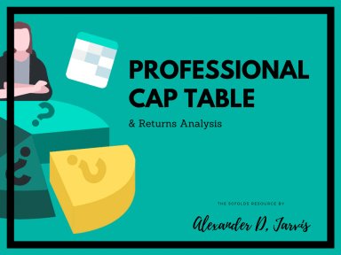 Professional Cap Table Excel Template