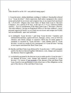 Company Loan Agreement
