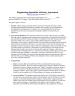 Engineering Specialist Advisor Agreement