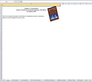Fractionators Excel Workbook
