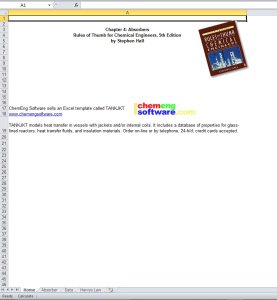 Absorbers Excel Workbook