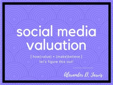 Social Media Startup Valuation