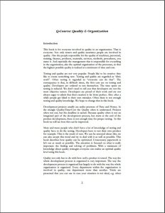 Q-Course Quality and Organization E-Book Sample