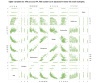 Scatter Plot Matrix in Excel (12x12 panels) with Correlation Matrix