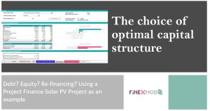 Project Finance Solar PV model with re-financing