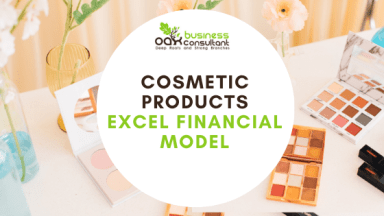 Cosmetic Products Excel Financial Model