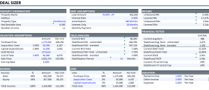 Commercial Real Estate Deal Sizer