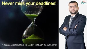Excel based 'To Do List'