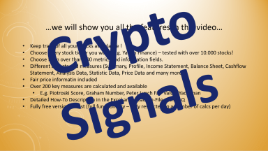 Crypto Viewer and Trendsignals WIN+MAC (FREE VERSION)