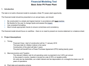 6 Infrastructure Private Equity Modeling Tests with 1 Solution.