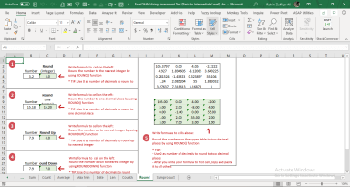 Excel Skills Hiring Assessment Test