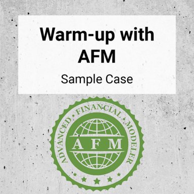 FMWC Sample Case #1 Warm-up with AFM