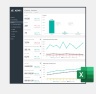 SaaS Metrics Dashboard Template 2.0
