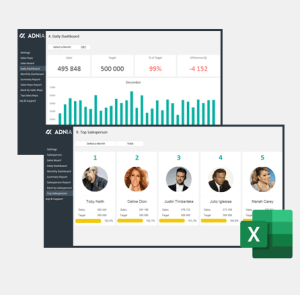 Daily Sales Tracking Template