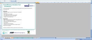 Pump Efficiency Calculation Tool