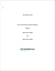Agile Methodology Software Development Agreement Template