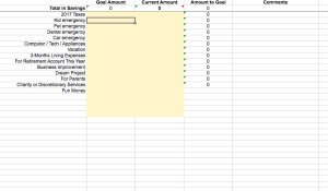 Excel Tool for Tracking Your Personal Finance Buffers