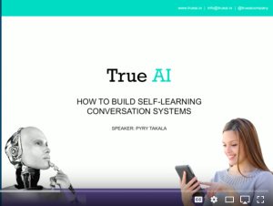 How to Build Self-Learning Conversation Systems Using Artificial Intelligence