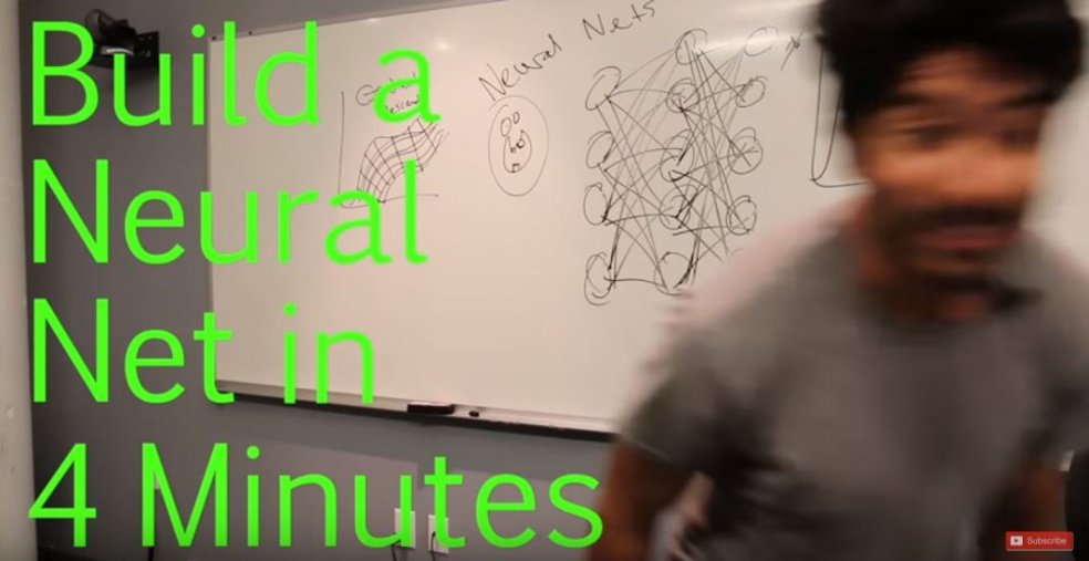 How to Build a Neural Network in 4 Minutes - Eloquens
