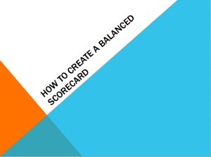 How to Create a Balanced Scorecard