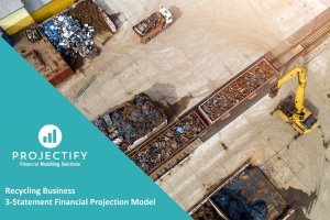 Recycling Business Financial Projection 3 Statement Model