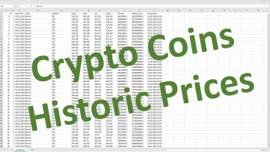 Crypto Coins Historic Prices (FREE)