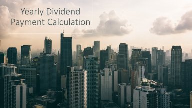 Yearly Dividend Payment Calculation (EASY)