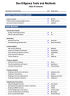 Due Diligence Tools and Methods