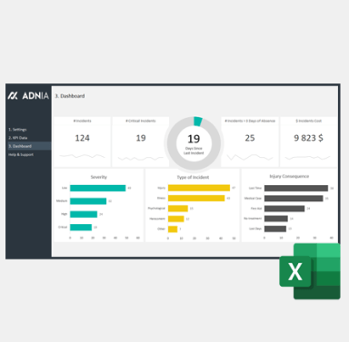 Health and Safety Dashboard Template