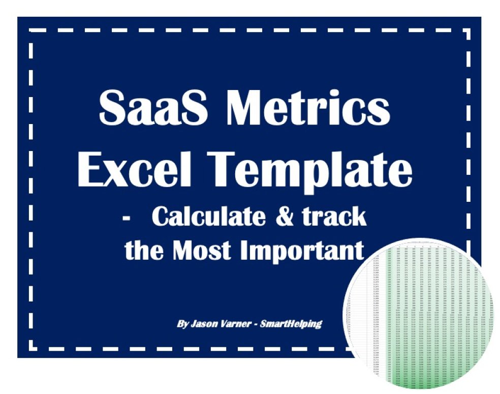 SaaS Metrics Excel Template - Learn How To Calculate And Track Actuals ...