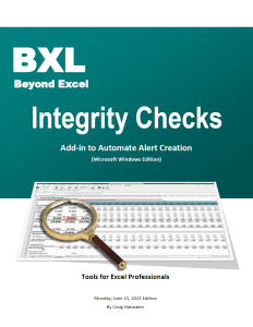 BXL Integrity Checks Add-In