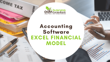 Accounting Software Excel Financial Model Template