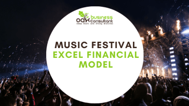 Music Festival Excel Financial Model Template