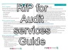 How to draft a Request for proposals (RfP) for the appointment of a financial model auditor with Template and Sample