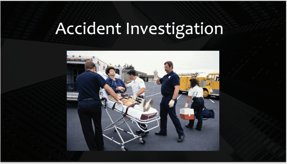 Accident Investigation | Training Materials | Powerpoint Slide - Eloquens