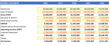 Financial Analysis Template - 5yr Historicals