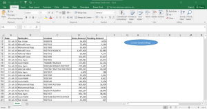 Outstanding Letters - Mail Merge Table