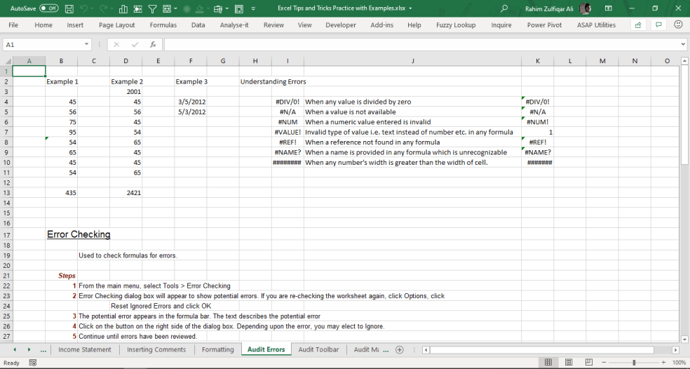 Microsoft Excel Tips and Tricks Practice with 30+ Examples - Eloquens