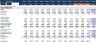 Monthly Financial Model Actual vs Budget-10Yr. plan & Valuation