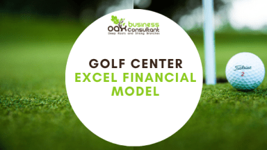 Golf Center Excel Financial Model Template