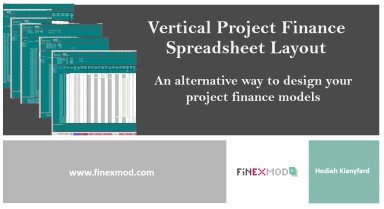 Vertical Project Finance Spreadsheet Layout with an Excel Template and Guideline