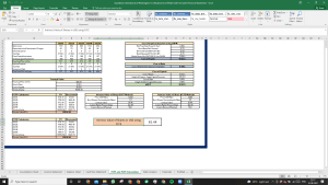 Expeditors International of Washington Valuation Excel Model: DCF Valuation with Forecasted Financial Statements