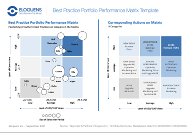 Best Practice Portfolio Performance Improvement Matrix Template