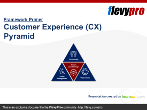 Customer Experience (CX) Pyramid