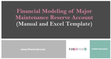 Financial Modeling of Major Maintenance Reserve Account with Manual and Excel Template