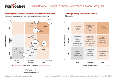 Marketplace Product Performance Matrix Template