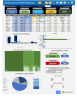 Cryptocurrency Portfolio Dashboard in Microsoft Excel - Top 1000 Crypto Coins - Data Live from COINGECKO Website