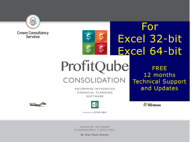 ProfitQube™ Consolidation for Production, Trade and Services (Excel/VBA, release 1.0.3)