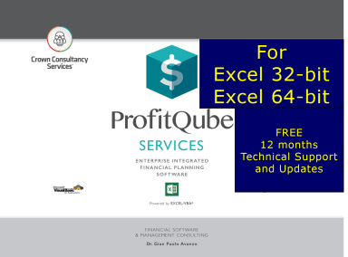 ProfitQube™ Services - Enterprise Integrated Financial Planning for delivering Services (Excel/VBA, release 1.2.12)